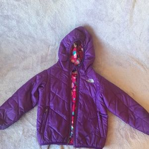 North Face Reversible Girls Jacket 4T